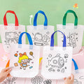 5-Pack DIY Coloring Party Favor Bags | Kids Christmas & Birthday