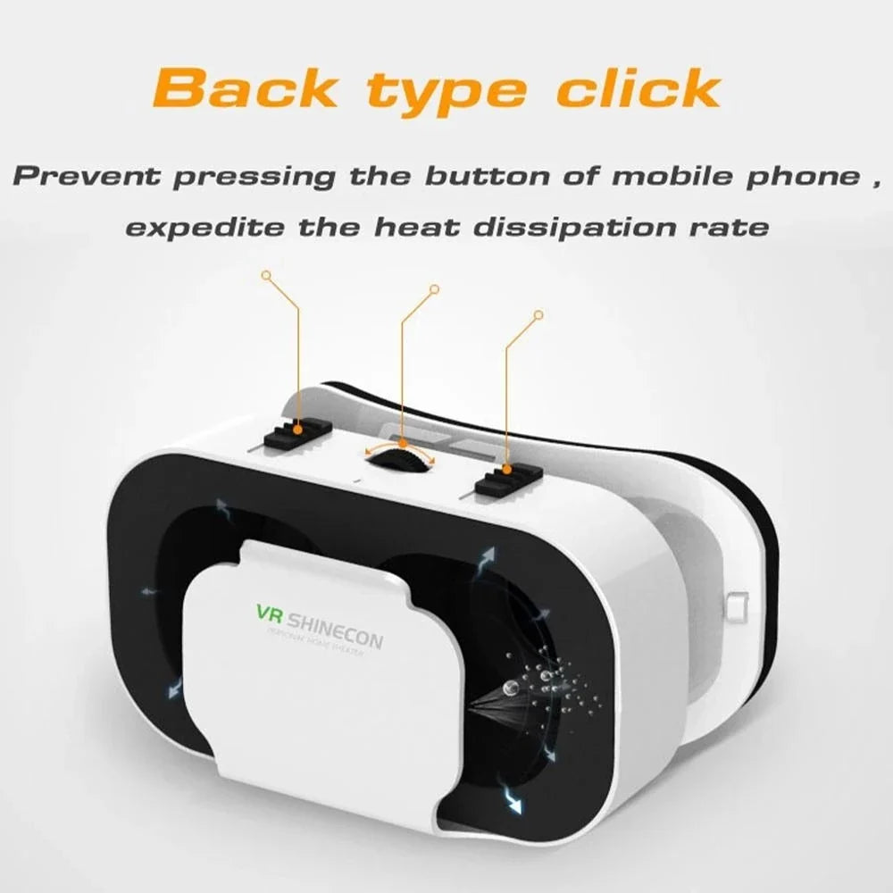 Shinecon 3D VR Headset Goggles for iOS & Android Phones