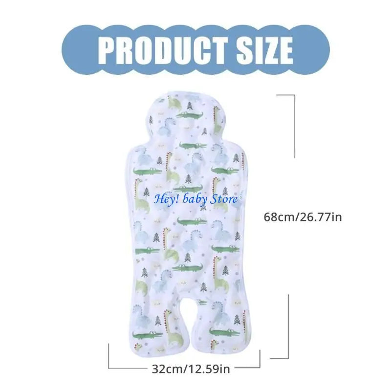 Baby Stroller Cooling Cushion | Infant Car Seat Printed Pad