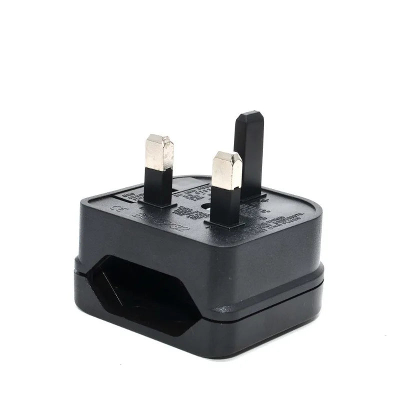 EU 2-Pin to UK 3-Pin Travel Plug Adapter | Power Converter