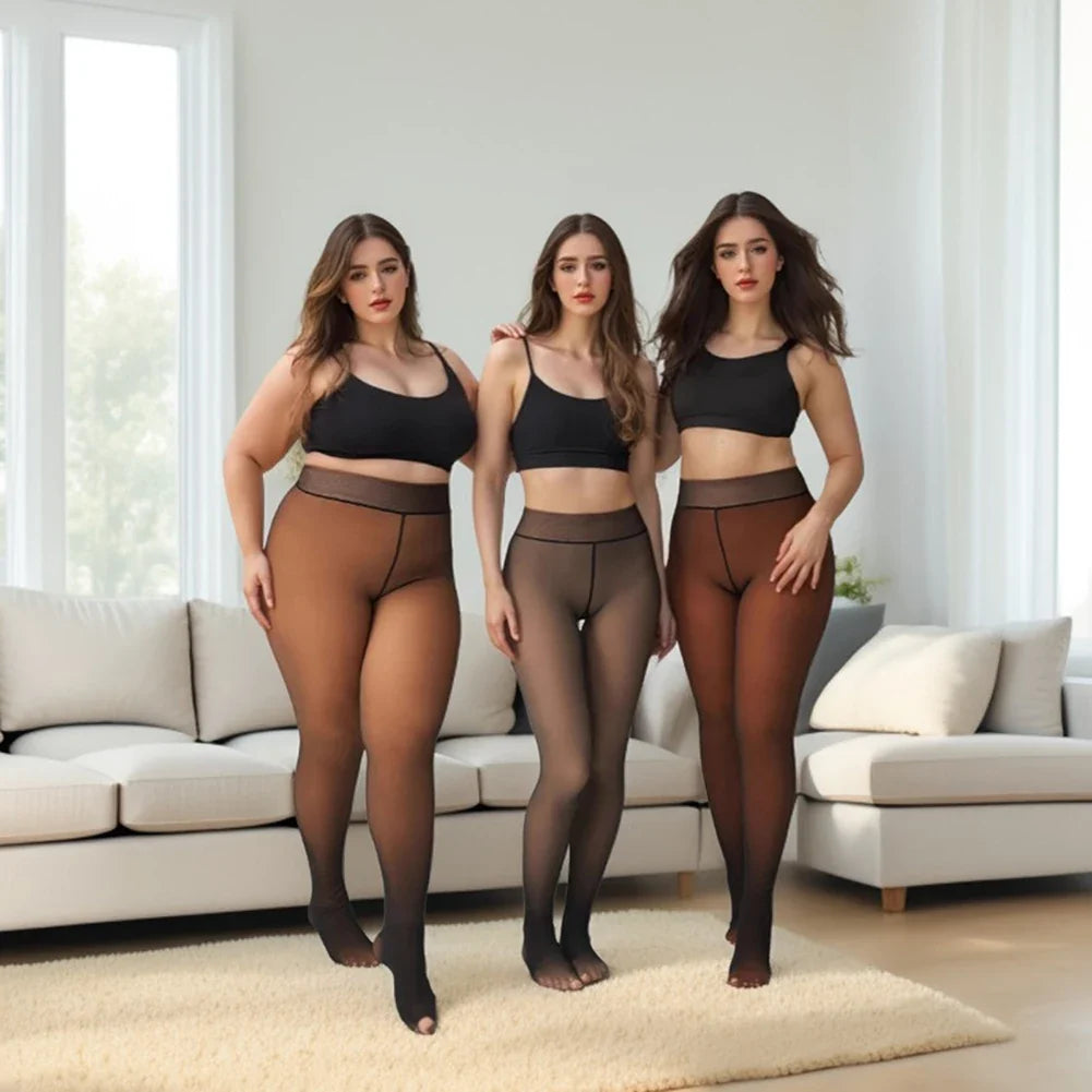 Women's Fleece Lined Thermal Tights – Thick Warm Leggings