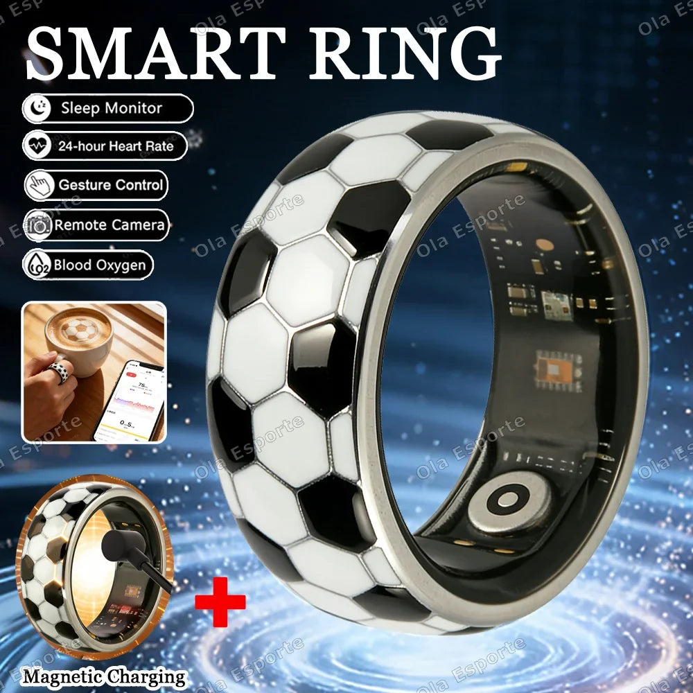 Ola Esporte Football Smart Ring – Heart Rate & Health Monitor