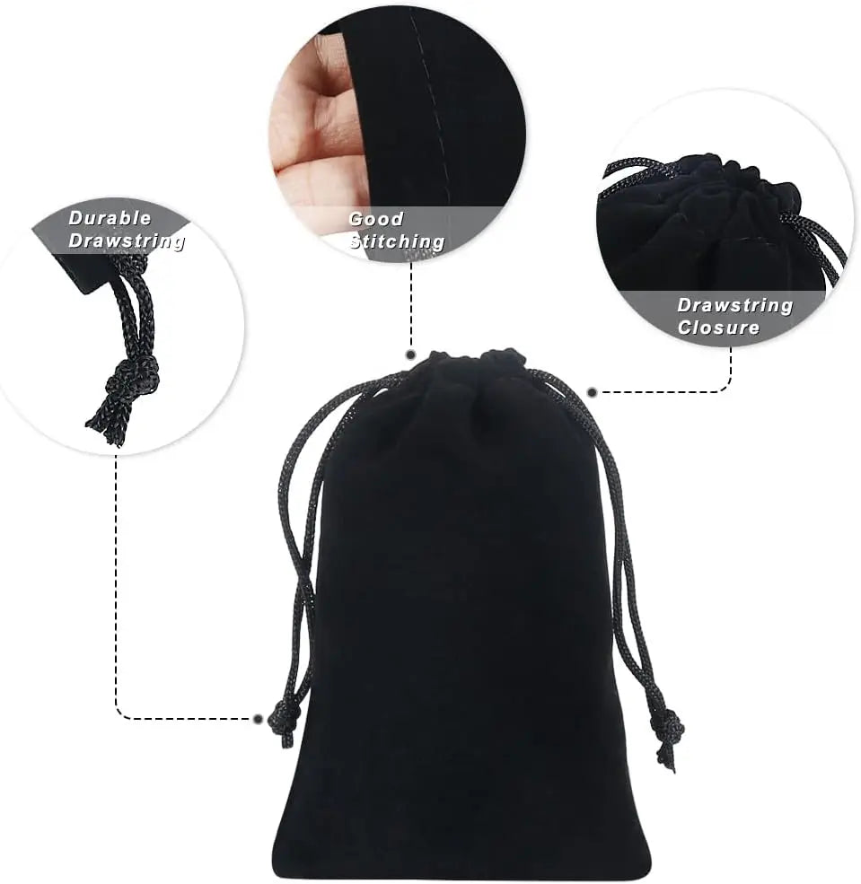 Velvet Bags 7x9cm String Bag Drawable Jewelry Packaging Wedding Party