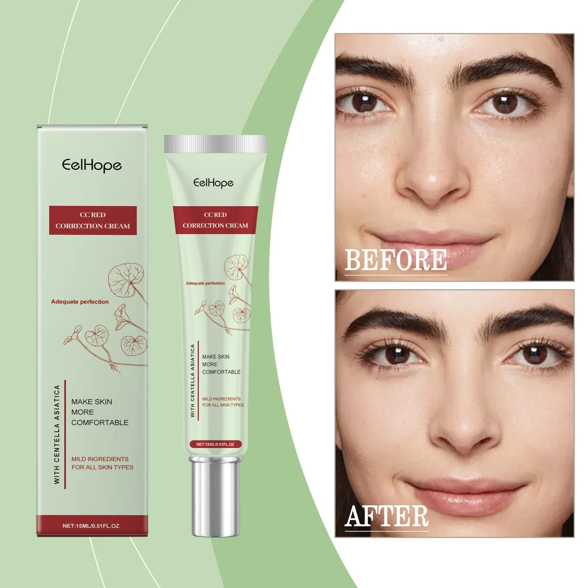 Eelhope Centella Asiatica CC Cream – Brightening Concealer 15ml