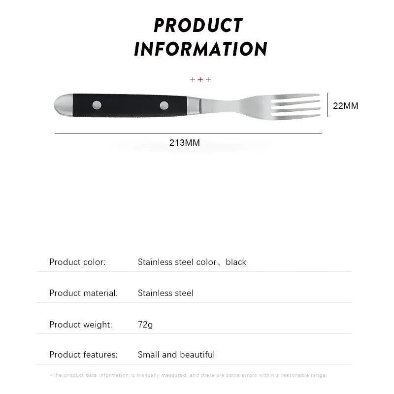 Stainless Steel Dinner Fork Set 1–8 Piece | Food-Grade Flatware