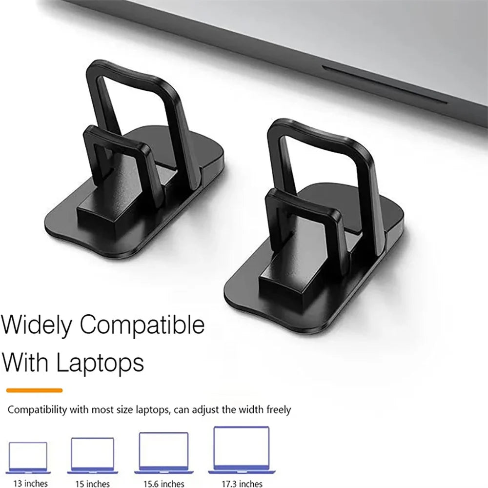 Foldable Mini Laptop Stand Legs Ultra-Thin Cooling Feet 2pcs