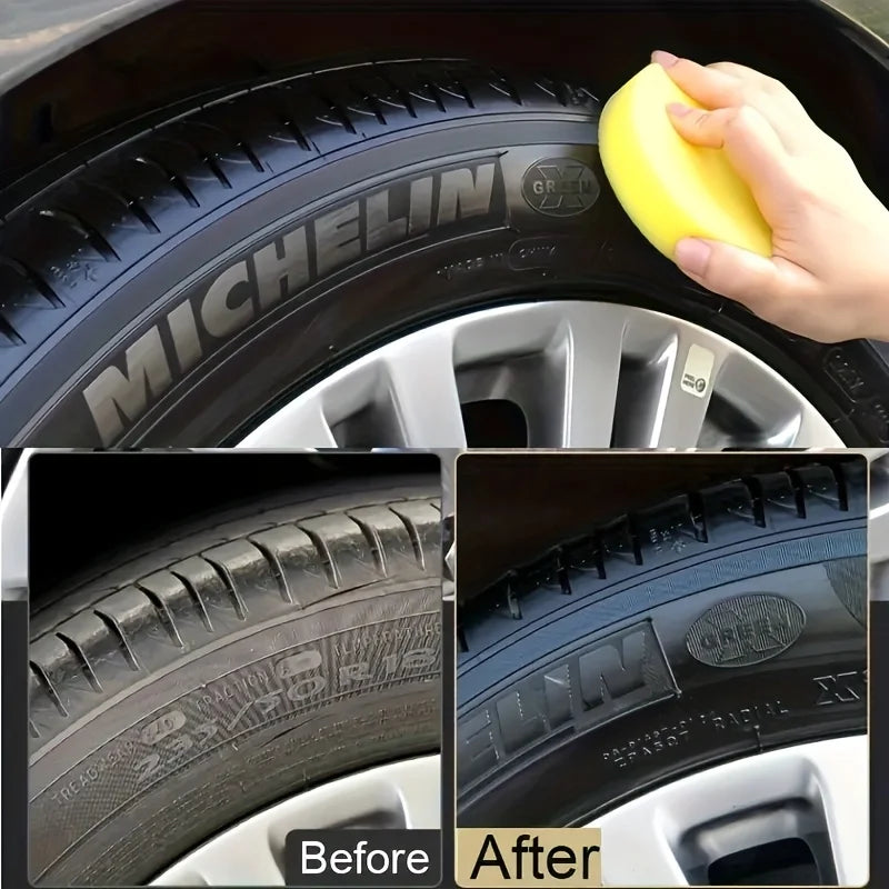 Car Tire Shine Wax – Gloss Enhancer & Durable Protection