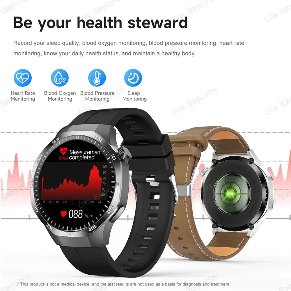 Ola Esporte Smart Watch | ECG, NFC, Bluetooth Call, Android iOS