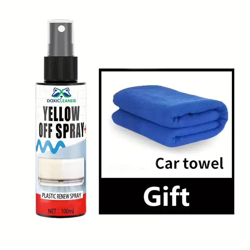 Plastic Restoration Spray – Remove Yellowing & Restore Shine