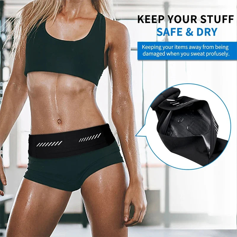 2026 Ultra-thin Sports Running Waistband Phone Pouch Iphone 15 14 13