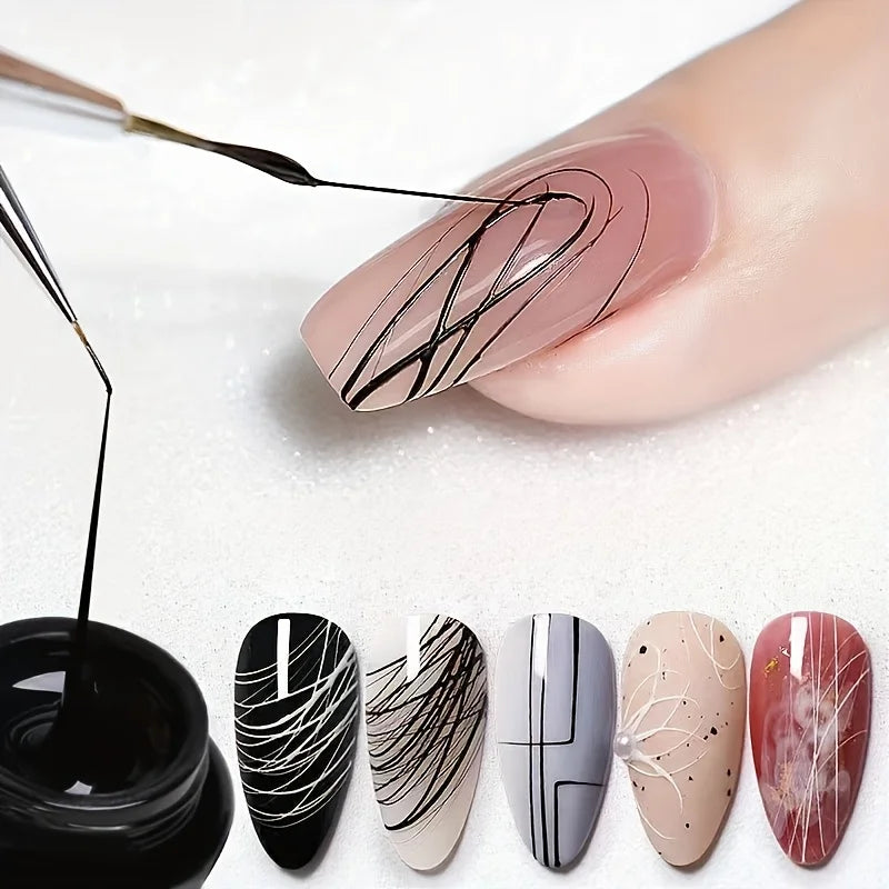 Elastic Carving & Painting Nail Gel Polish – 4 Color Set