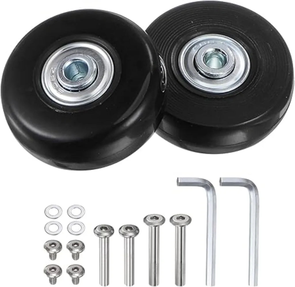 Universal Replacement Luggage Wheels – Silent Suitcase Casters