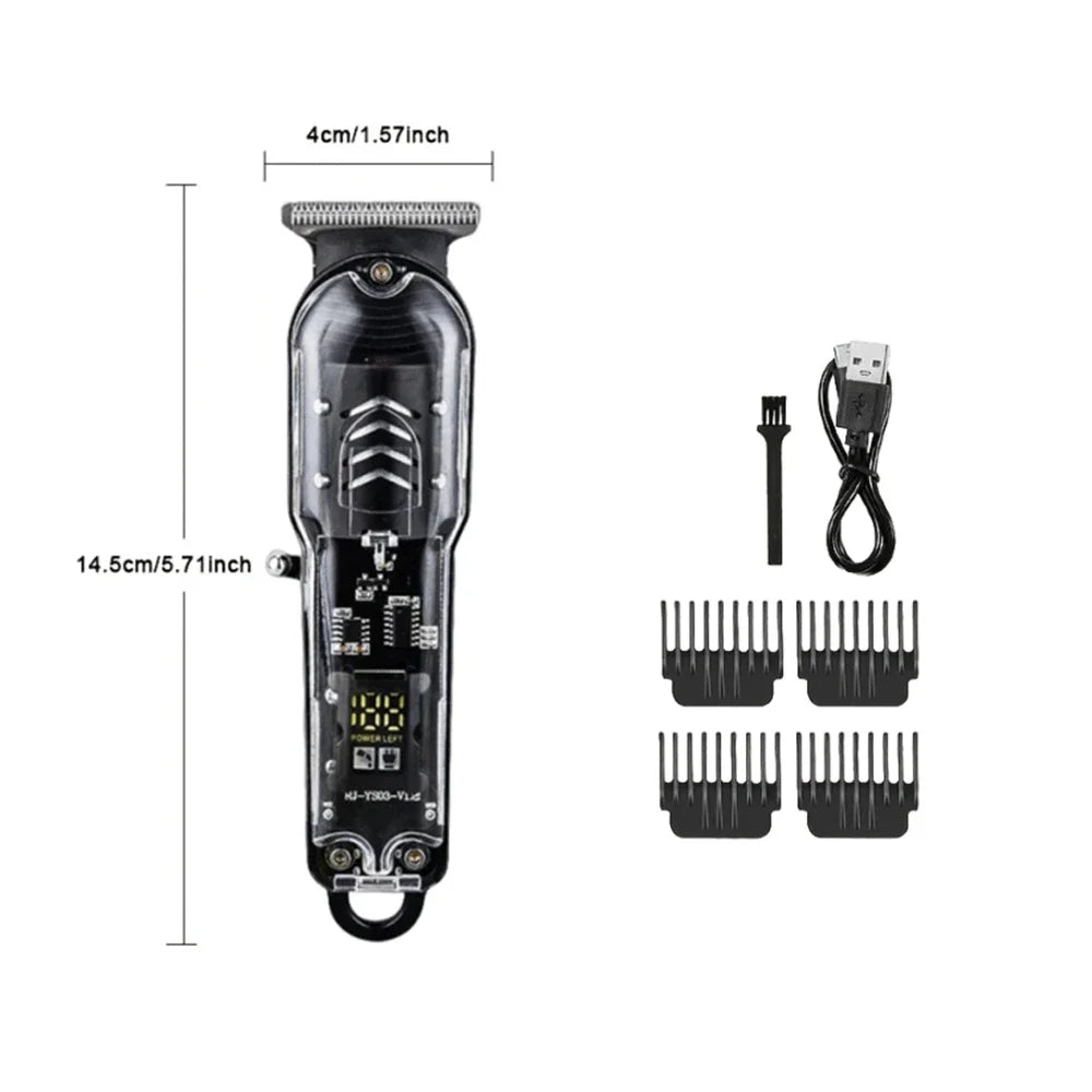 USB Rechargeable Electric Hair Clipper & Body Trimmer for Men