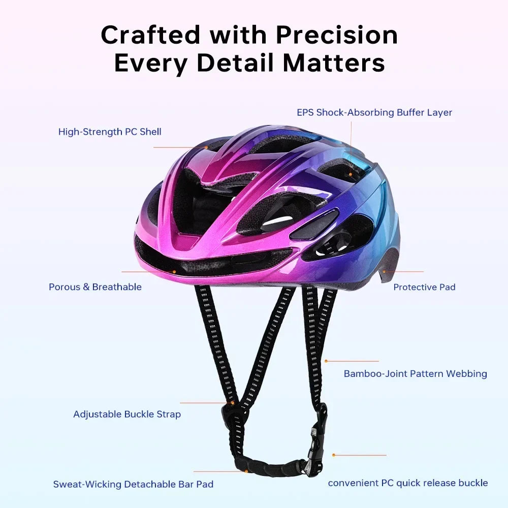 X-TIGER Ultralight Cycling Helmet | 19 Vents, 200g, CE Certified