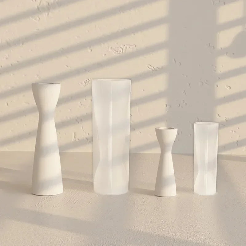 Silicone Candle Holder Mold – DIY Resin & Plaster Mould