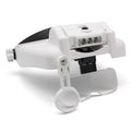 Headband Magnifier LED Rechargeable Loupe – Interchangeable Lens