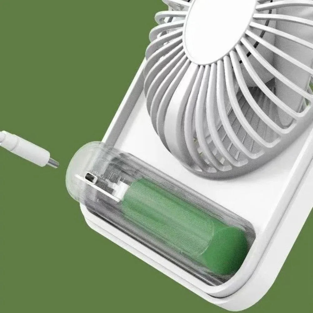 Portable USB Rechargeable Desktop Fan | 5-Speed Mini Table Fan