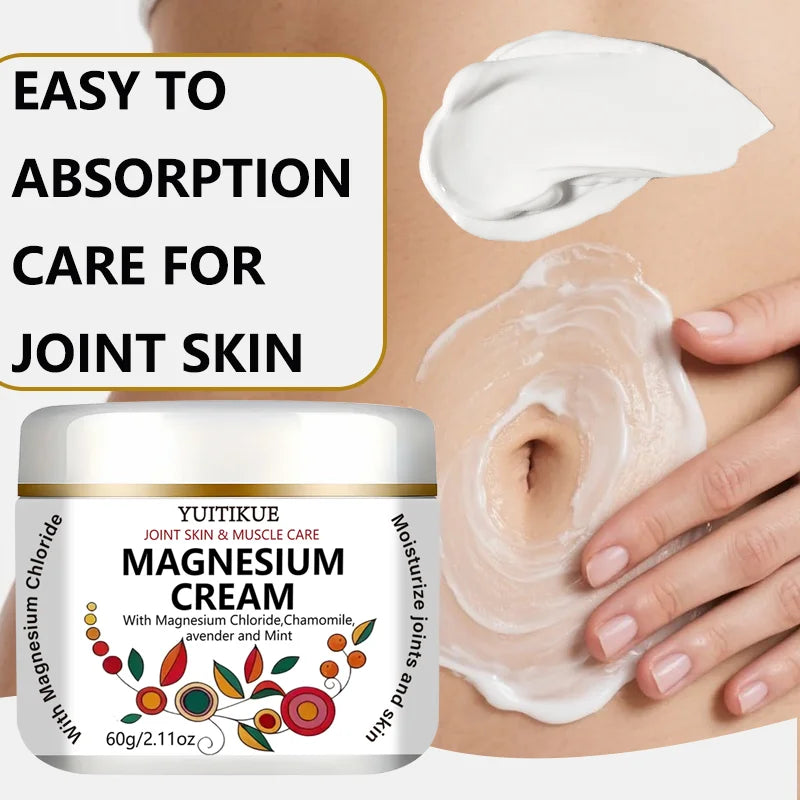 YUITIKUE Magnesium Cream – Deep Hydrating Body Moisturizer