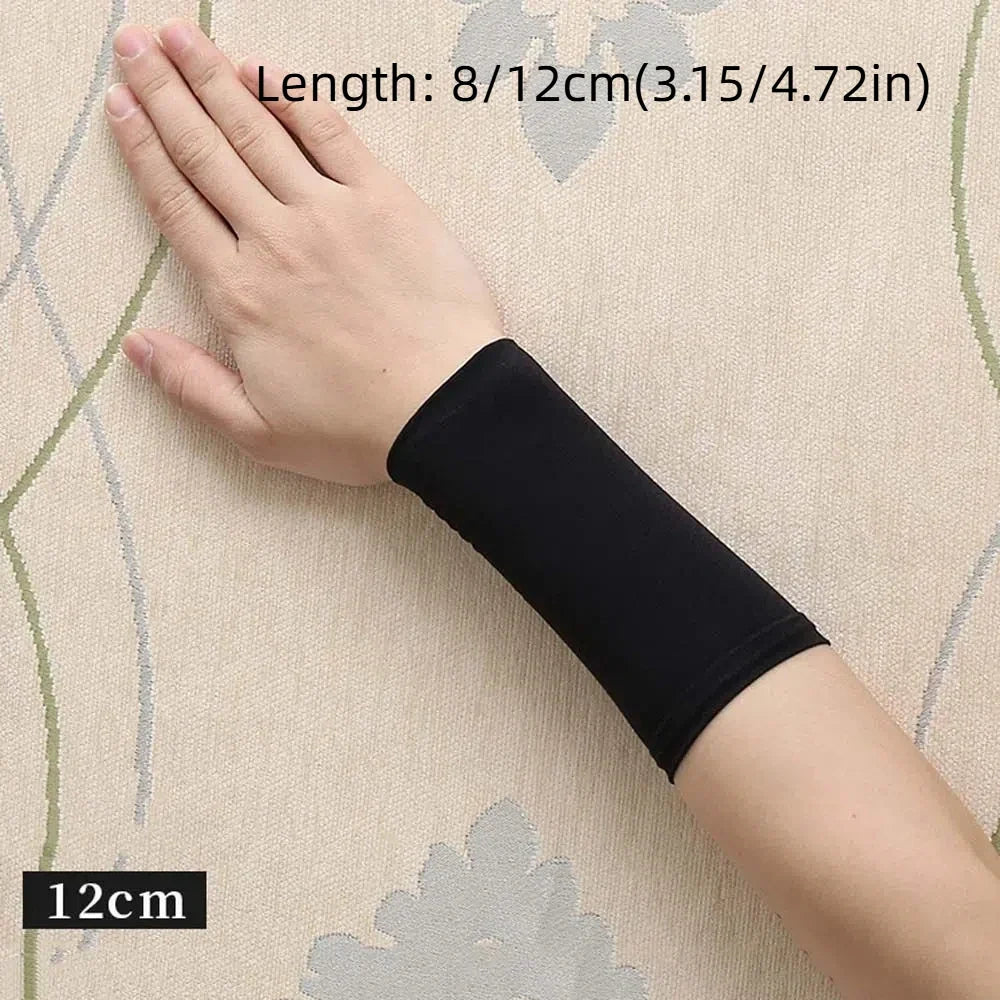 Ice Silk Arm Sleeves – Unisex UV Sun Cover for Cycling & Running