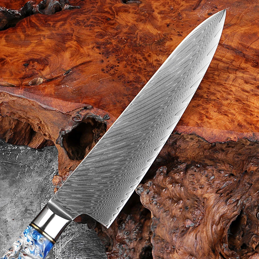 XITUO 8" Japanese Damascus Steel Chef Knife | Full Tang