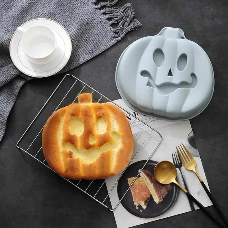 8-Inch Pumpkin Silicone Baking Mold | Halloween Mousse Cake Tray