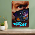 They Live Classic Movie Metal Poster Sign | Retro Wall Decor