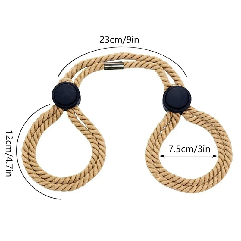 Sex Handcuff Hand Restraint Erotic Shackle Binds Rope Slave Bondage