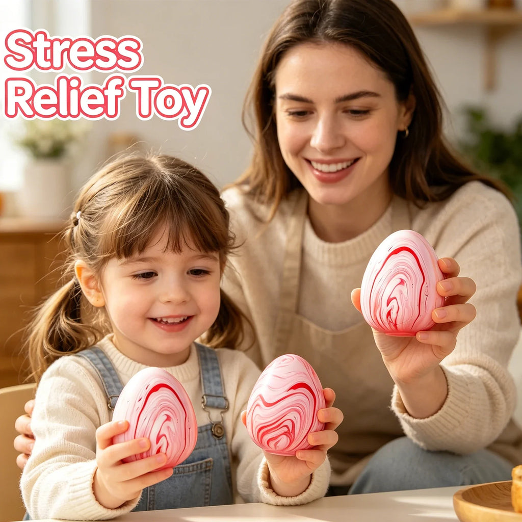 Marbled Egg Squishy Slow Rising Squeeze Sensory Fidget Toy