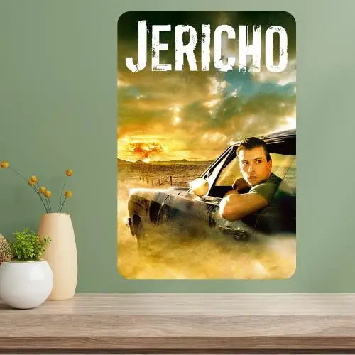 Jericho TV Show Metal Poster Sign | Vintage Aluminum Wall Art