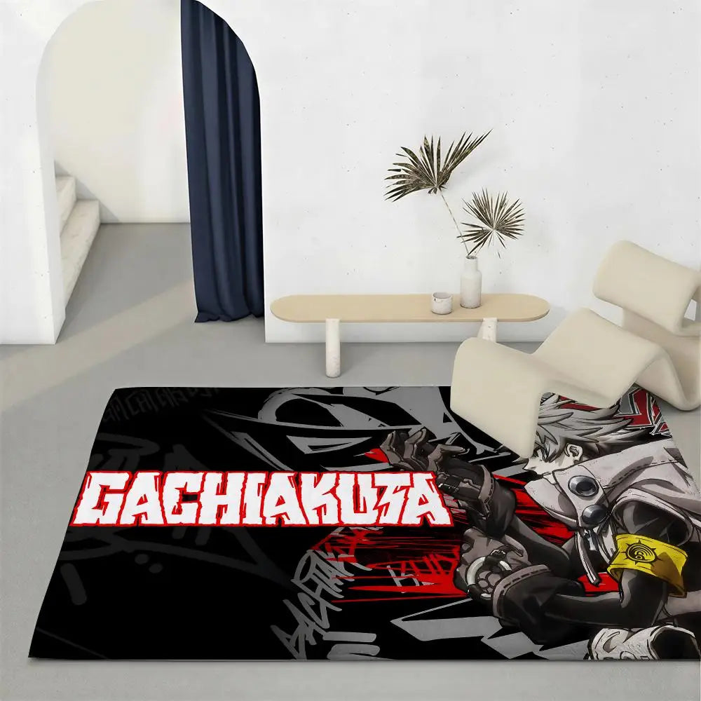 Anime Gachiakuta Flannel Floor Mat – Non-Slip Soft Indoor Rug