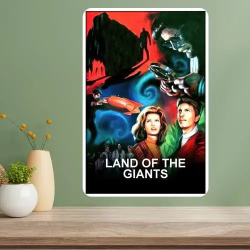 Land of the Giants Classic TV Show Metal Poster Sign