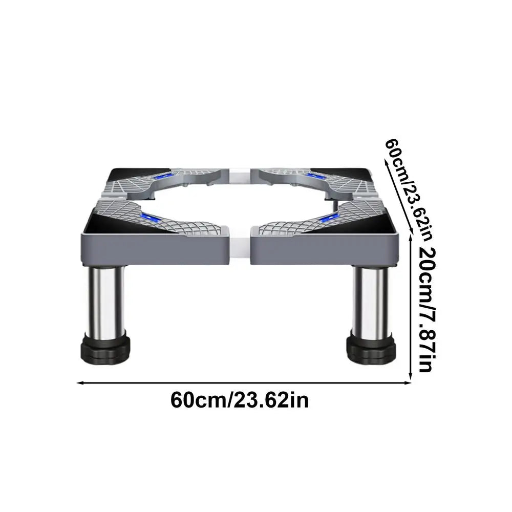 Stainless Steel Washing Machine & Dryer Pedestal Stand – 4 Feet