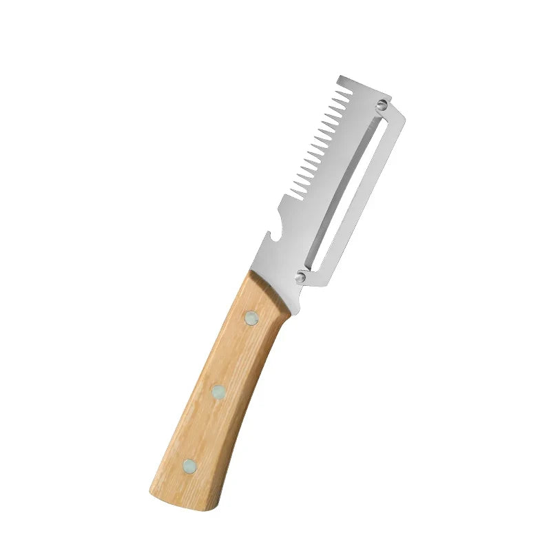 3-in-1 Stainless Steel Vegetable Peeler | Ergonomic Handle