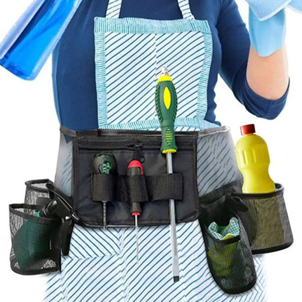 Waist Tool Belt Fanny Women Garden Pockets Caddy Cleaning Products