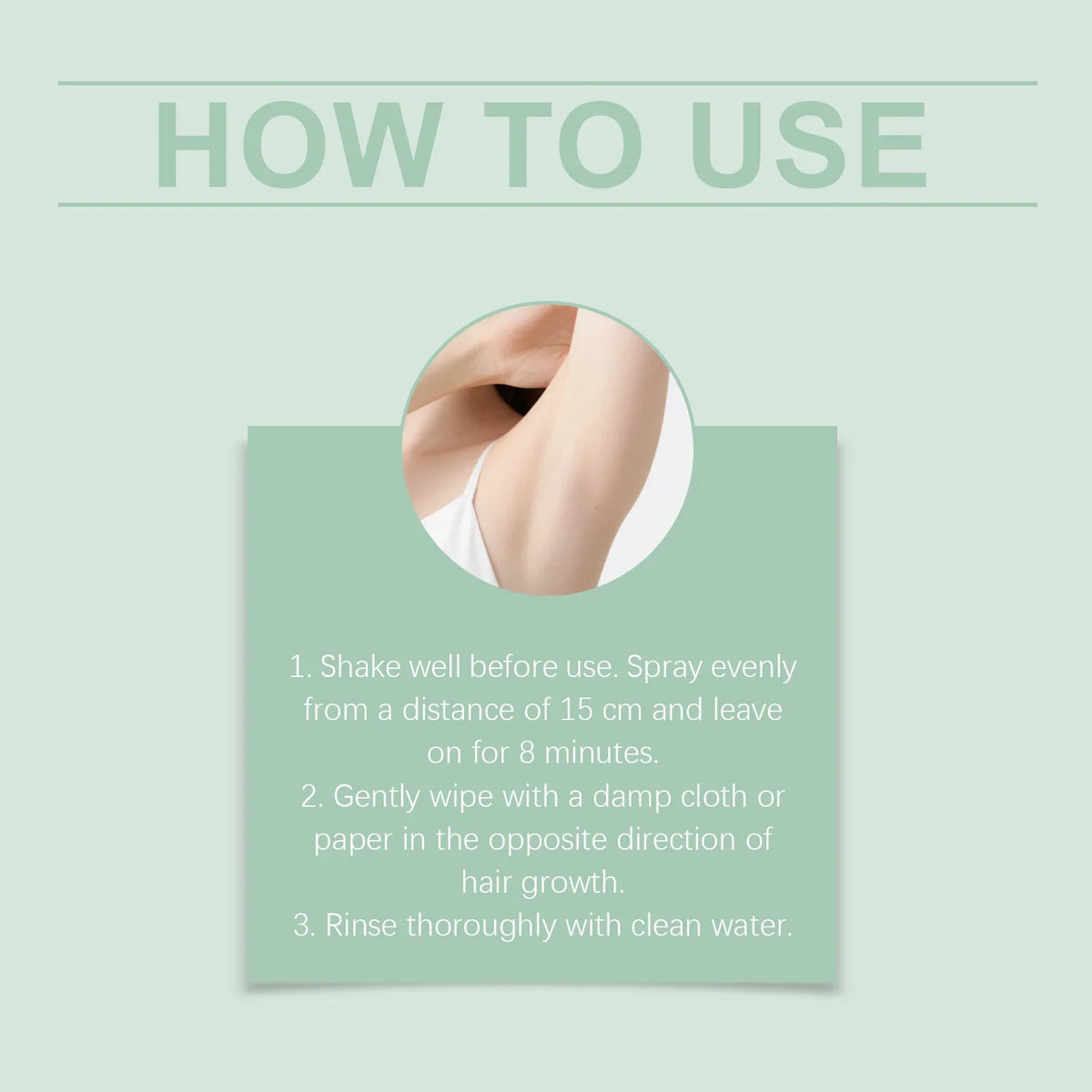Hair Removal Mousse Spray – Fast, Gentle & Odor-Free | 60ml