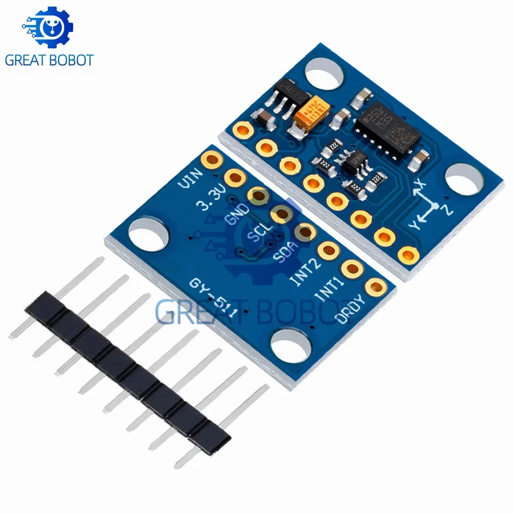 GY-511 LSM303DLHC 3-Axis Accelerometer & Magnetometer for Arduino