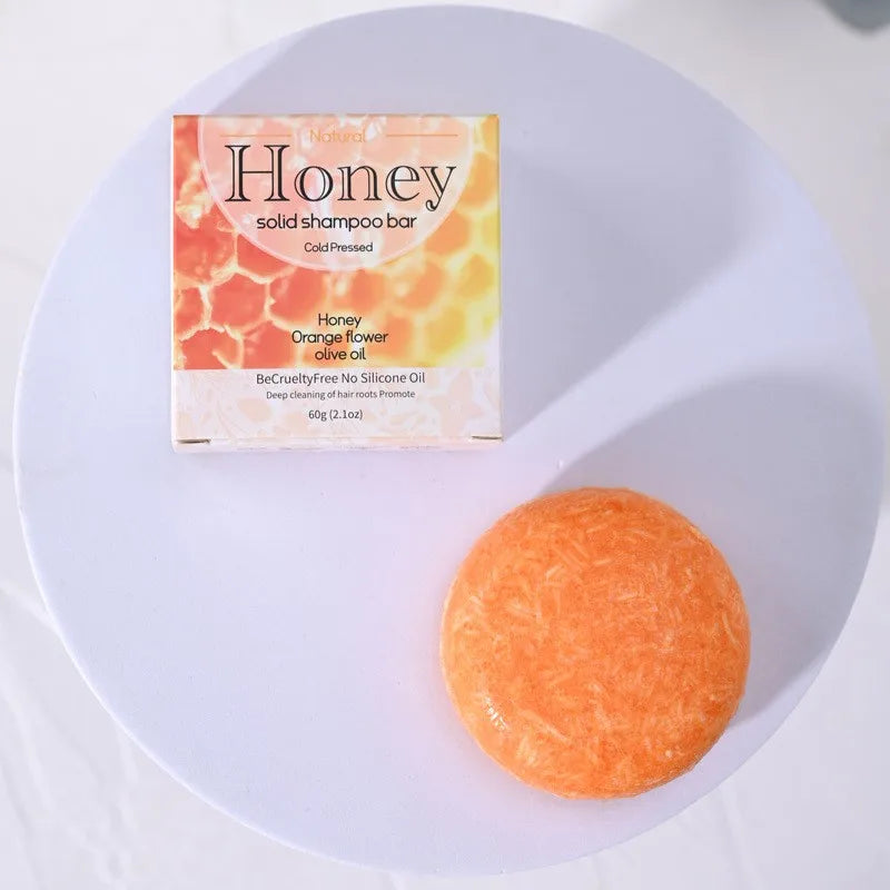 Natural Honey Essence Shampoo Bar – Dry Hair & Scalp Care