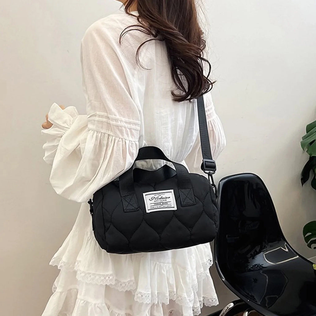Women's Cotton Crossbody Tote Bag – Gym, Travel & Daily Use