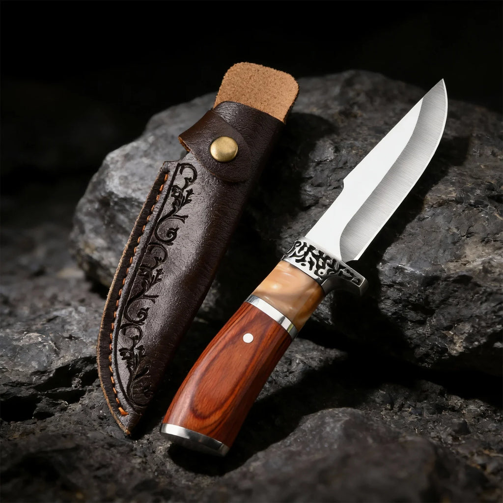 PLYS Chef Boning Knife – Stainless Steel & Wooden Handle