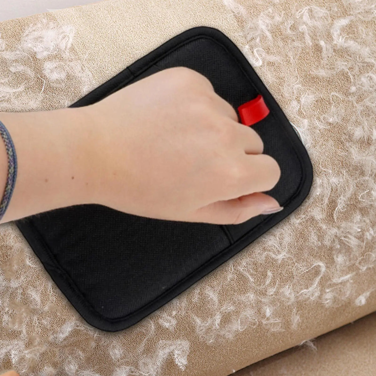 Electrostatic Pet Hair Removal Glove | Washable Grooming Mitten