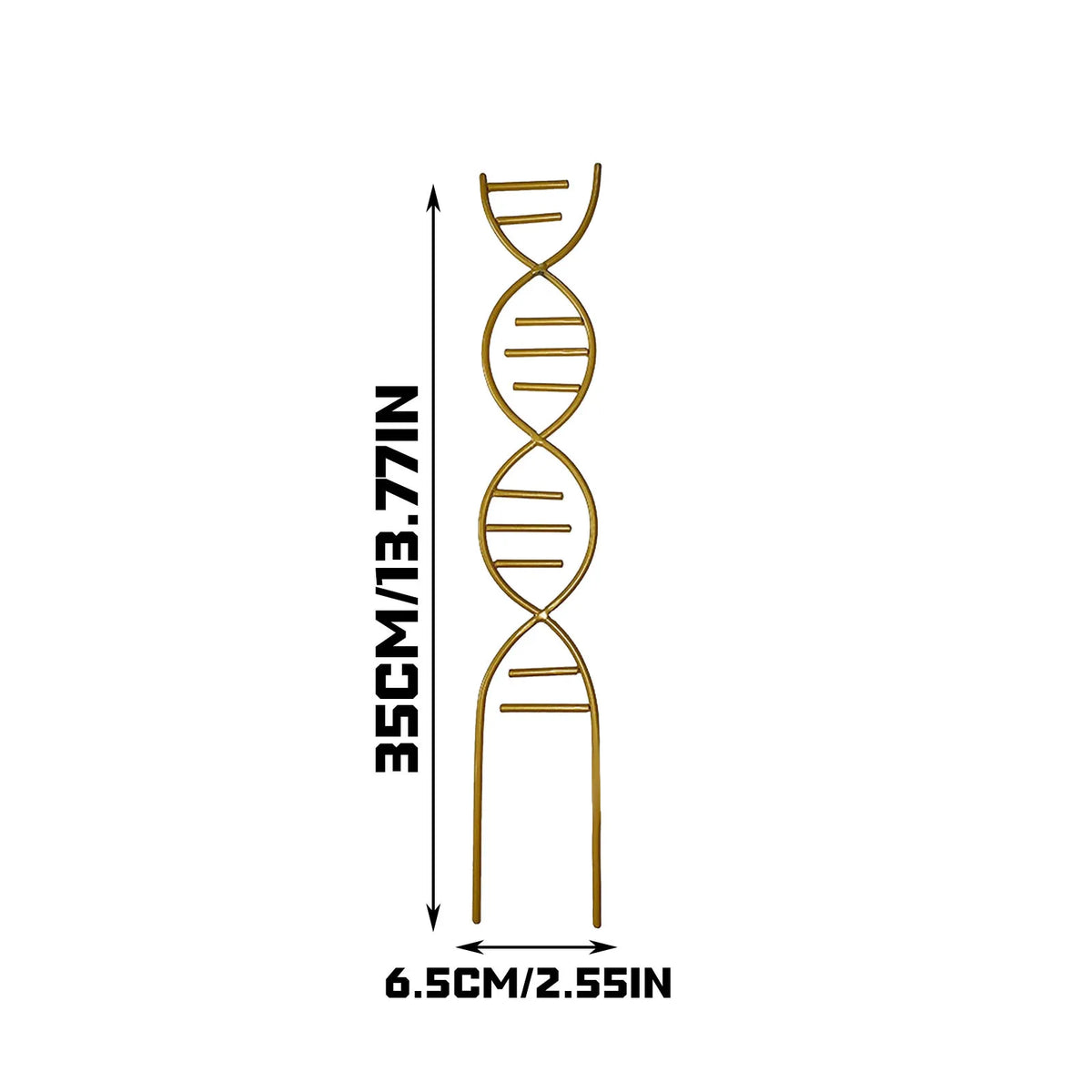 Metal DNA Shape Plant Trellis | Climbing Plant Support Stake