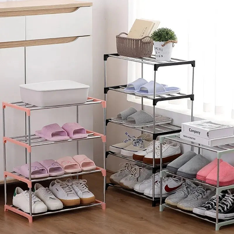 3 4 Shoe Rack Multi Layered Space Saving Simple Household Storage