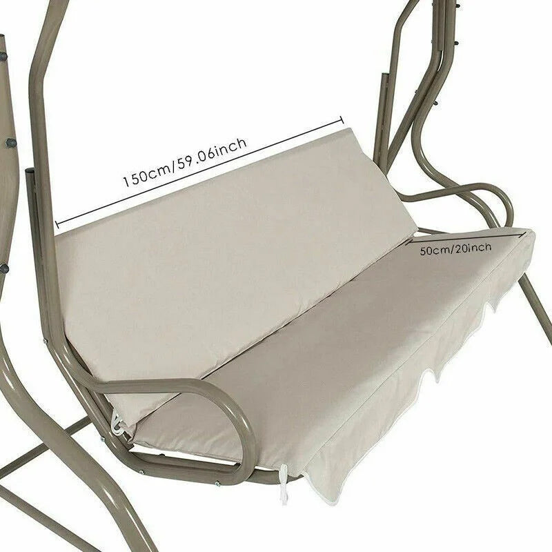 3-Seater Swing Seat Canopy Cover – Waterproof Garden Chair