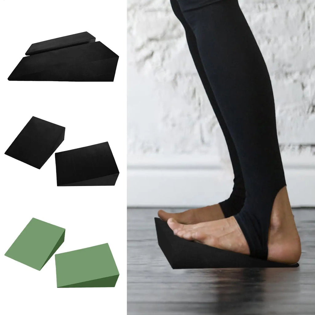 EVA Foam Squat Wedge Blocks – Yoga Slant Board Pair