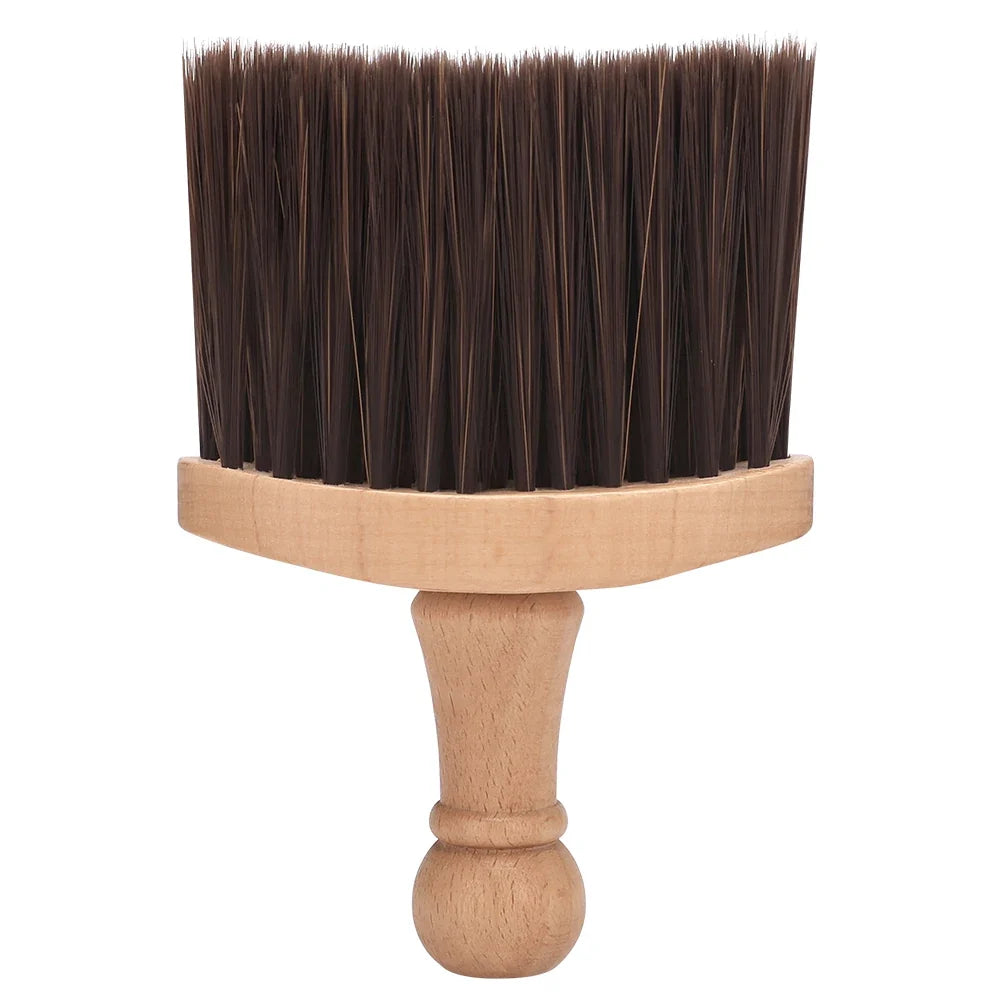 Professional Salon Neck & Face Hair Sweep Brush – Long Handle