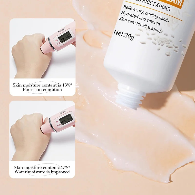 BIOAOUA Rice Raw Pulp Hand Cream – Moisturizing & Brightening 30g