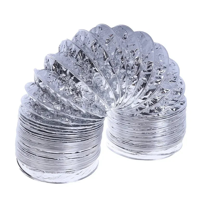 4 Inch Flexible Aluminum Exhaust Duct | 100mm Ventilation Hose