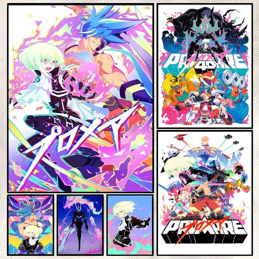 Promare Anime Self-Stick HD PVC Wall Poster – Waterproof Art