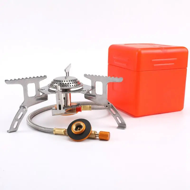 Portable Windproof Camping Gas Stove – High Pressure Burner