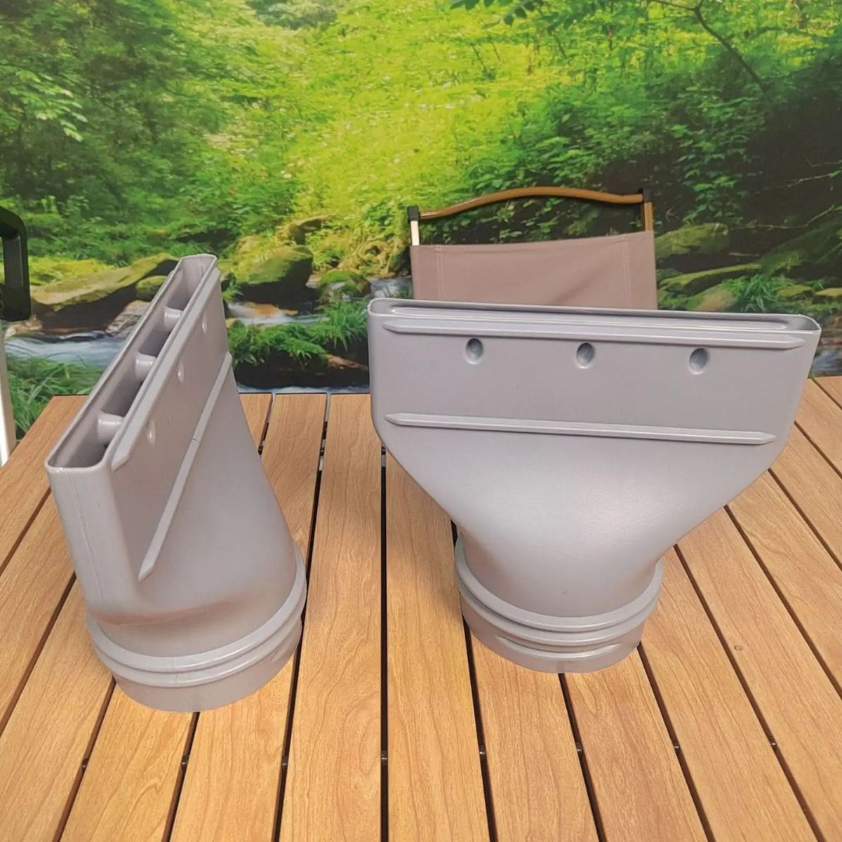 Portable AC Exhaust Hose Connector & Flat Duct Adapter